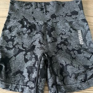 Gymshark Black Camo Shorts